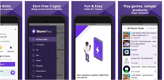 phone games to earn crypto