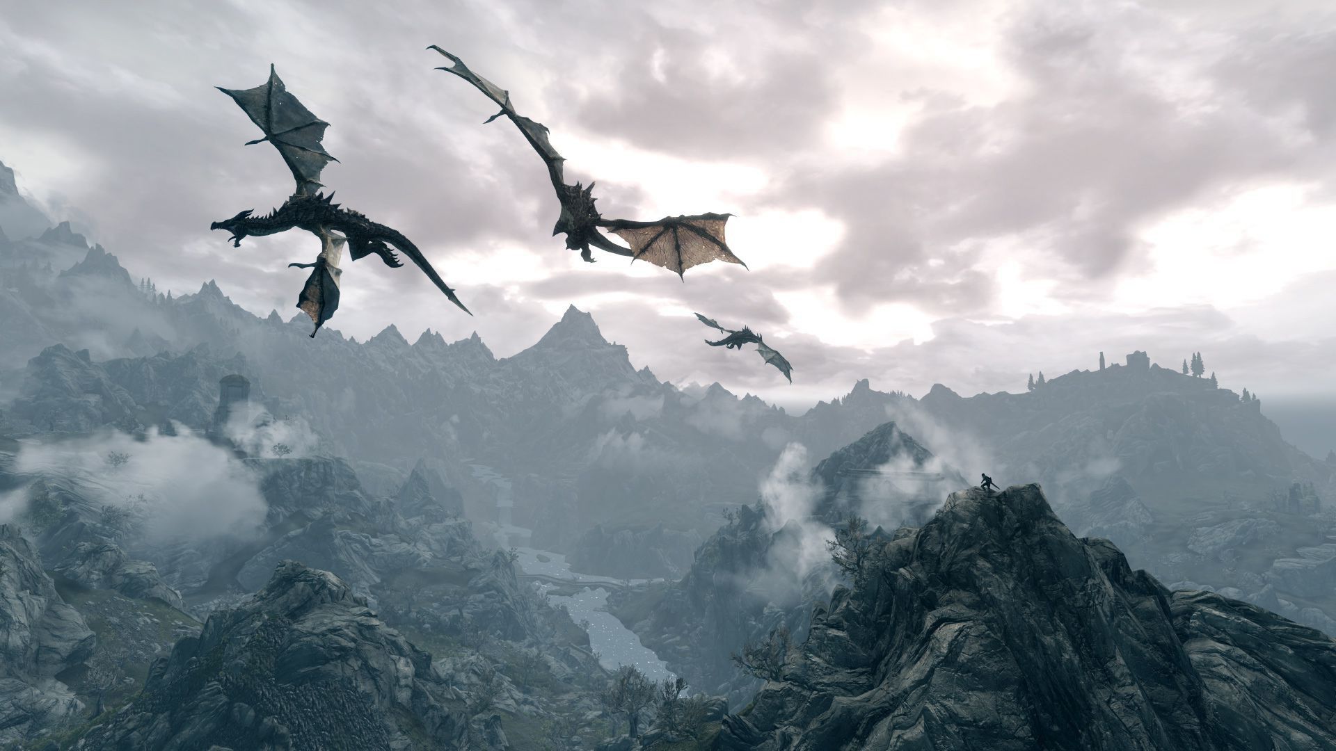 skyrim-flying-dragon