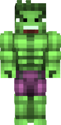 minecraft hulk skin