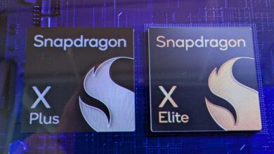 Qualcomm Snapdragon X Elite and X Plus ARM laptop processor packages
