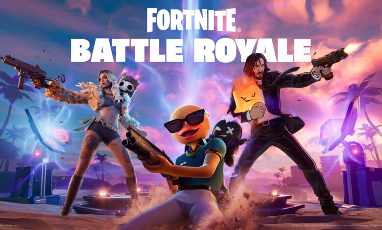 Official Fortnite Battle Royale key art (Epic Games).