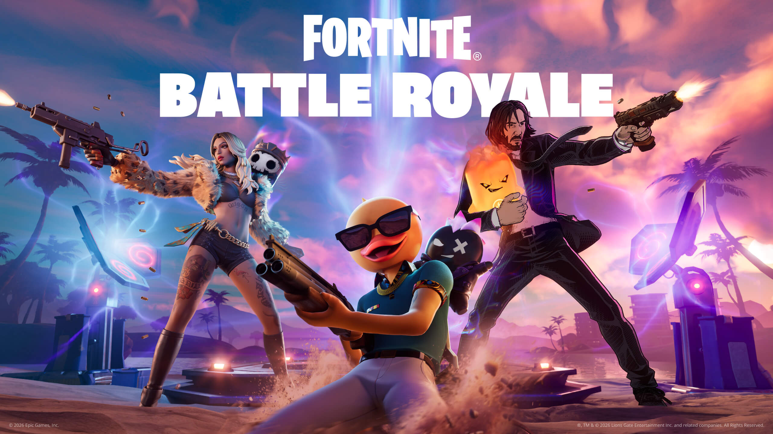 Official Fortnite Battle Royale key art (Epic Games).