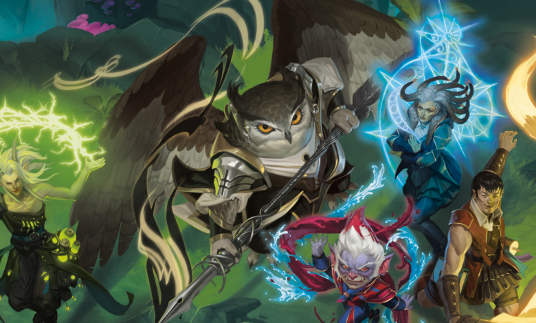 Official Magic: The Gathering — Secrets of Strixhaven key art (Wizards of the Coast).