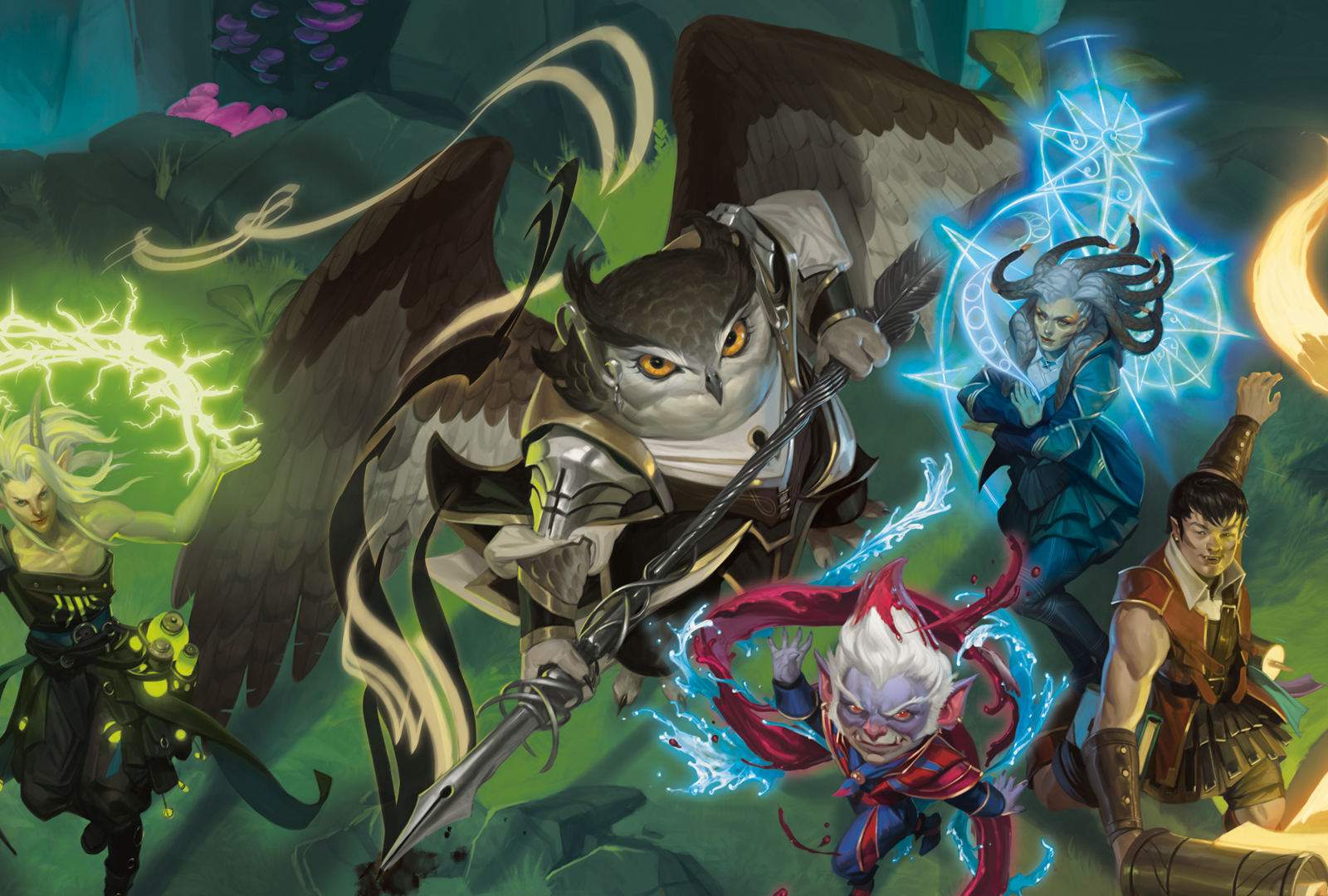 Official Magic: The Gathering — Secrets of Strixhaven key art (Wizards of the Coast).