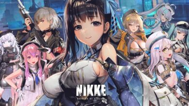 Goddess of Victory NIKKE rhythm minigame gacha game