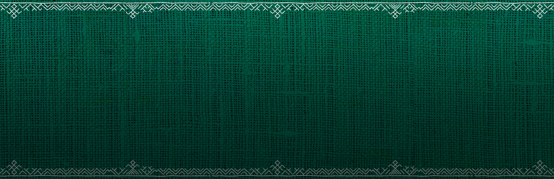 Hand-embroidered key art for the indie adventure game Scarlet Deer Inn