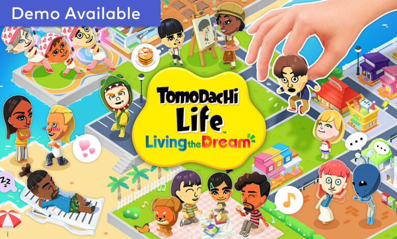 Official Tomodachi Life: Living the Dream key art (Nintendo).