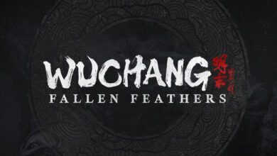 Official WUCHANG: Fallen Feathers key art (Leenzee / 505 Games).