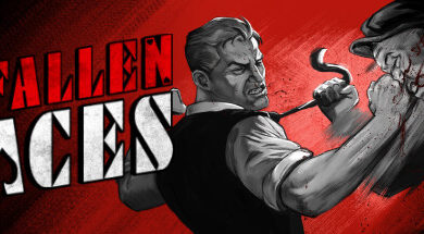 Fallen Aces noir immersive sim shooter key art