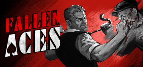 Fallen Aces noir immersive sim shooter key art