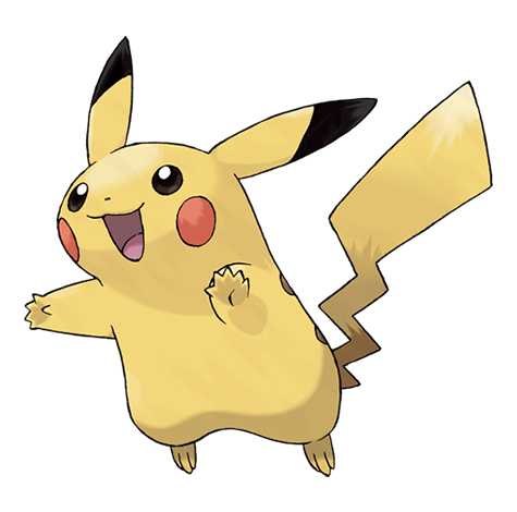 Pikachu — official Pokémon artwork