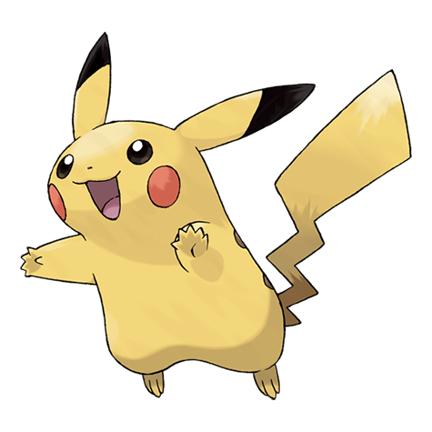 Pikachu — official Pokémon artwork