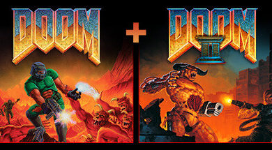 DOOM key art accompanying Trent Reznor's comments on scoring id Software games
