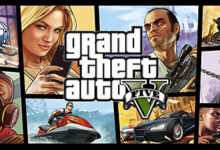 Grand Theft Auto V key art