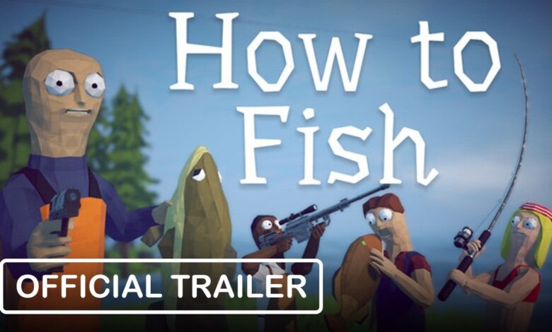 How to Fish — Dazed Games co-op fishing action key art