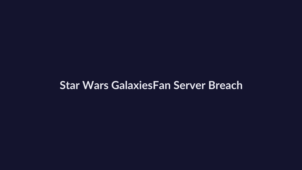 Star Wars Galaxies fan server hit by AI-assisted breach